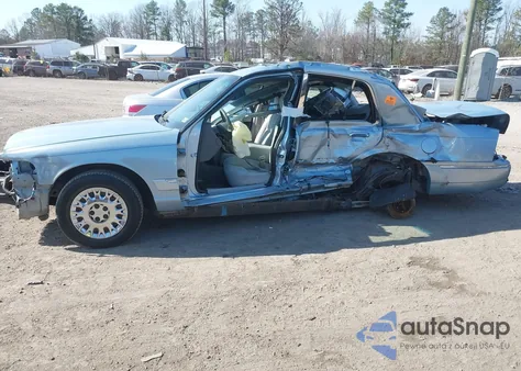 2003 Mercury Grand Marquis Gs from USA, damaged, VIN 2MEFM74W83X671975